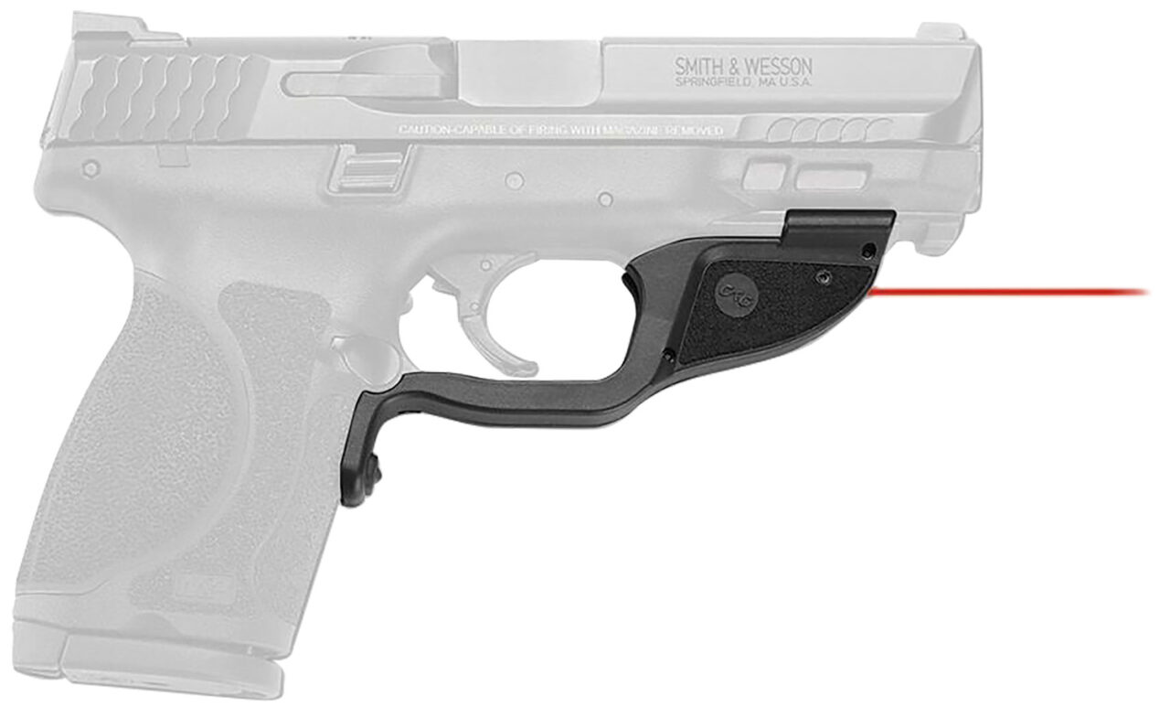 Crimson Trace 0174401 Laserguard Red Laser 5mW 633nM Wavelength S&W M&P 2.0 Black Trigger Guard