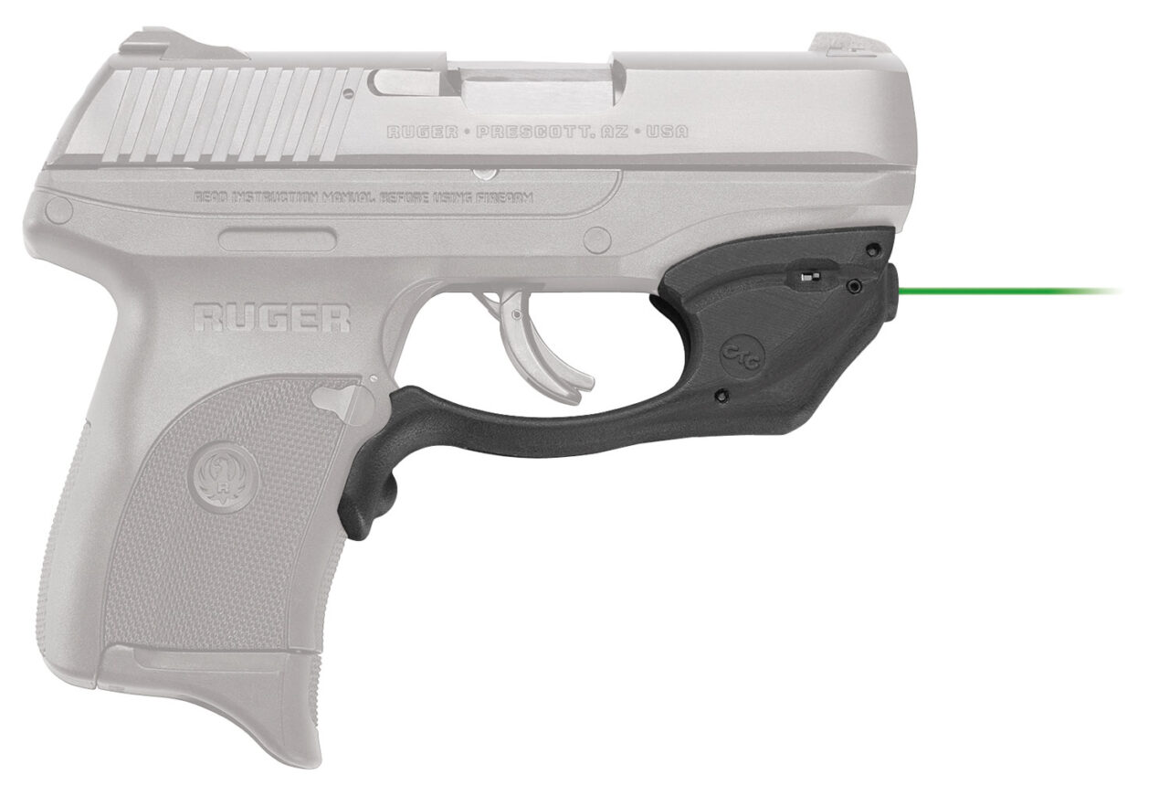 Crimson Trace 0178401 Laserguard 5mW Green Laser with 532nM Wavelength & Black Finish for Ruger LC 9/380, LC9s, EC9s