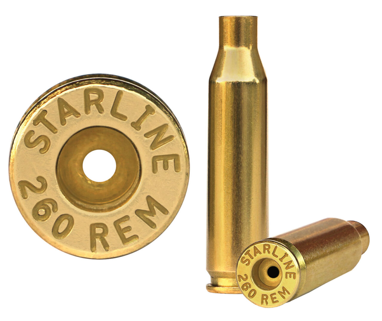 Starline Brass 260REMEUP50 Unprimed Cases Rifles 260 Rem Unprimed Brass 50 Per Bag