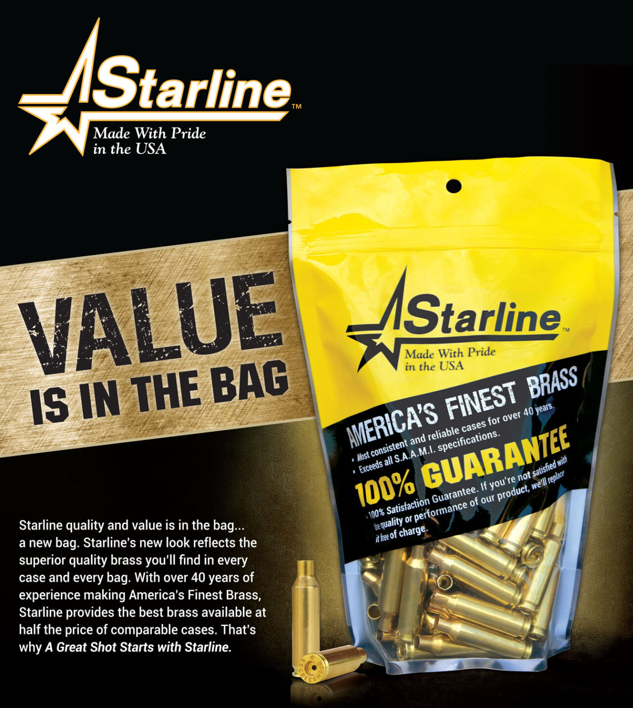Starline Brass 32SWLEUP100 Unprimed Cases pistols 32 S&W Long 100 Per Bag - Image 3