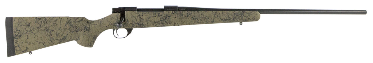 Howa HHS63203 M1500 HS Precision 30-06 Springfield Caliber with 5+1 Capacity, 22" Barrel, Black Metal Finish & Green Black Webbed Fixed HS Precision Stock, Right Hand (Full Size)