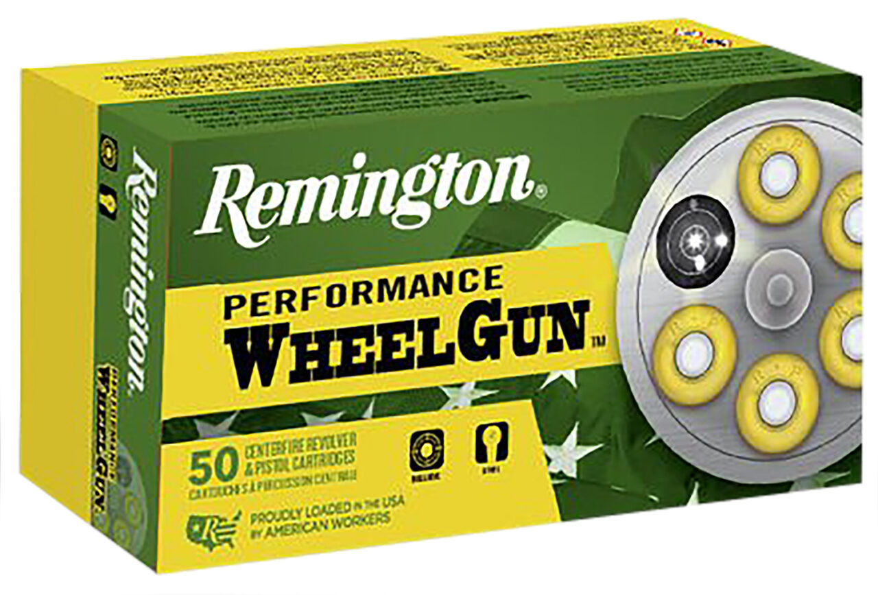 Remington Ammunition 22267 Performance WheelGun 38 Special 148 gr Target Master Wad Cutter 50 Per Box/ 10 Cs