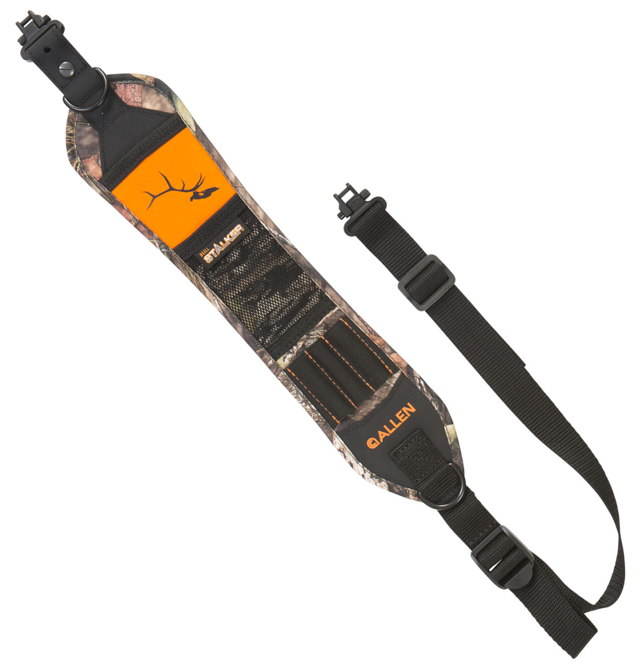 Allen 8690 Hypa-Lite Bull Stalker Mossy Oak Mountain Country Hypalon with 22"-38" OAL, 3.25" W, Adjustable Design, Swivels for Rifles
