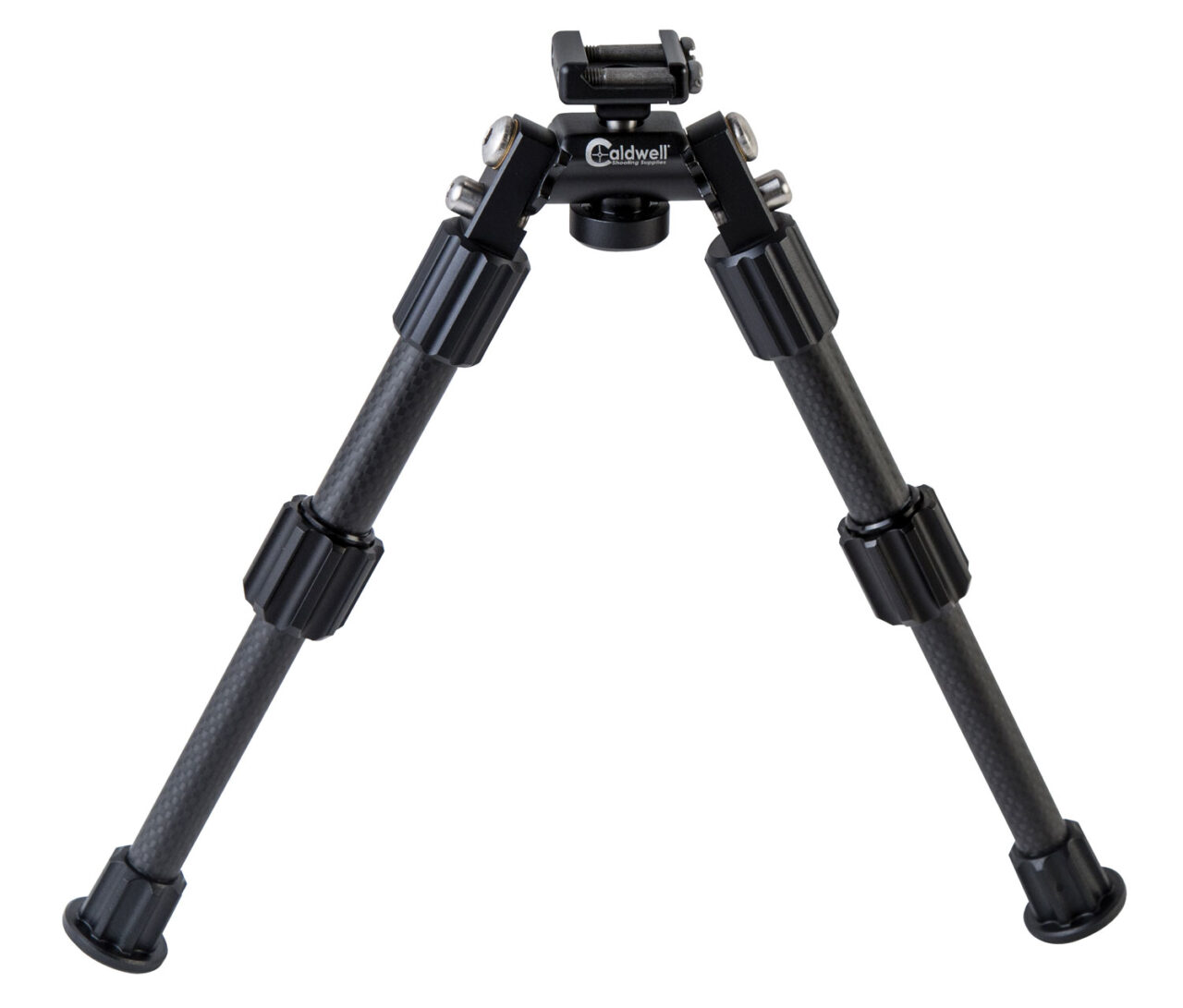 Caldwell 1081952 Accumax Premium Pic Rail Bipod 6-9" Black Carbon Fiber - Image 2