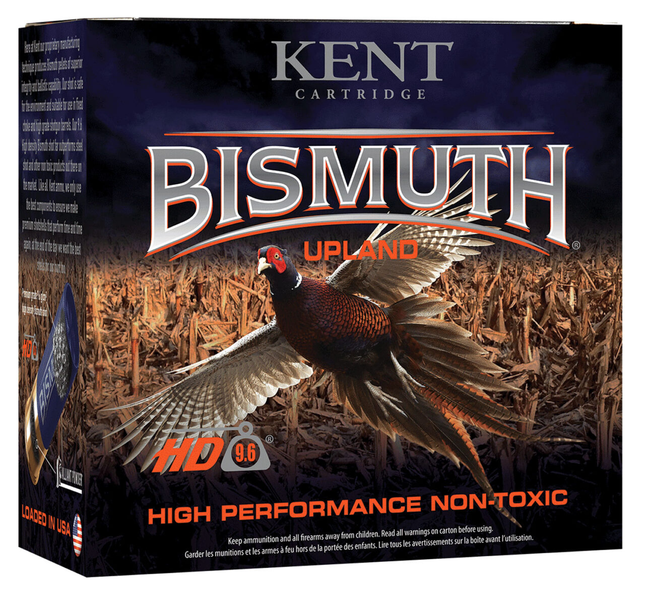 Kent Cartridge B12U306 Bismuth Upland 12 Gauge 2.75" 1 1/16 oz Bismuth 6 Shot 25 Per Box/ 10 Cs