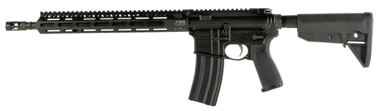 BCM 780750 RECCE-14 MCMR 223 Rem/5.56x45mm NATO 30+1 14.50" Steel Chrome Lined Barrel, Mod 1 Compensator, Anodized 7075-T6 Aluminum Receiver, Synthetic 6 Position Stock, Ambidextrous Safety - Image 2