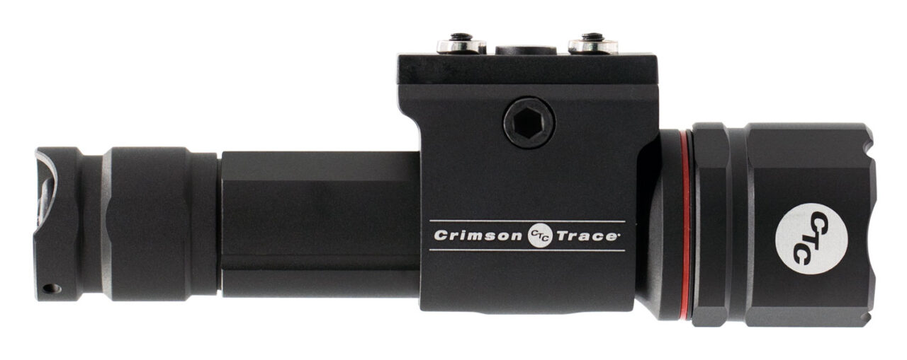 Crimson Trace 0187701 Tactical Weapon Light For Rail Equipped Long Gun 900 Lumens Output White CREE XPL LED Light Picatinny/Keymod/M-LOK Mount Black Anodized Aluminum