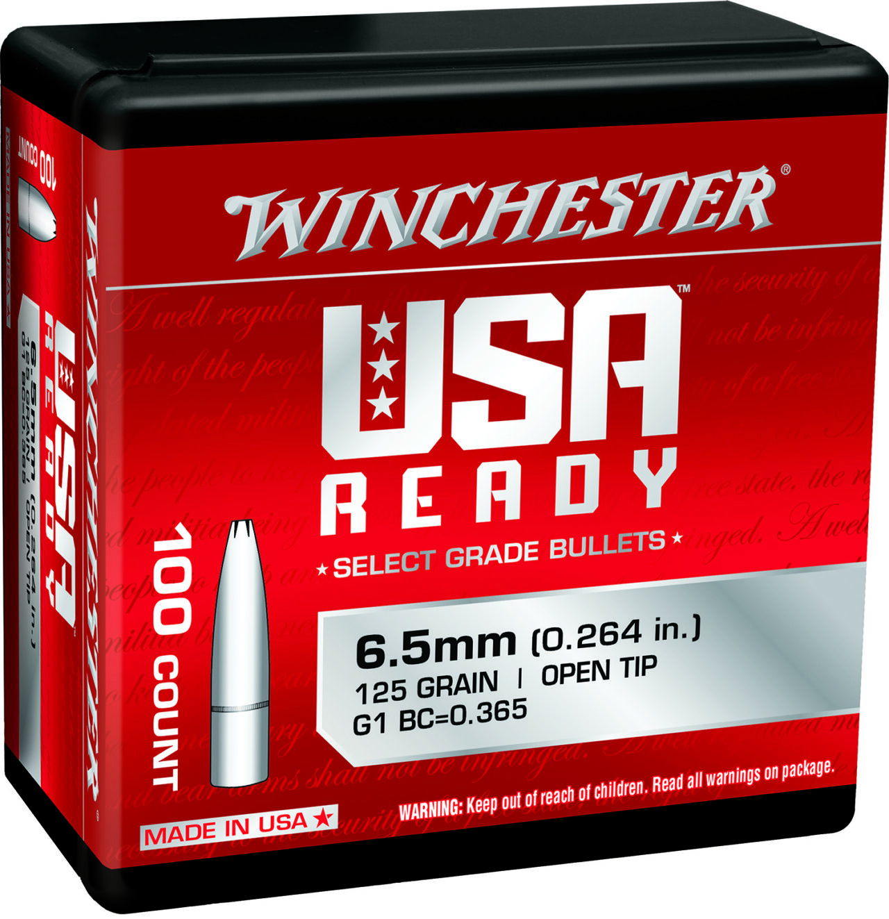 Winchester Ammo WBR65125 Centerfire Rifles 6.5 Creedmoor 125 gr Open Tip