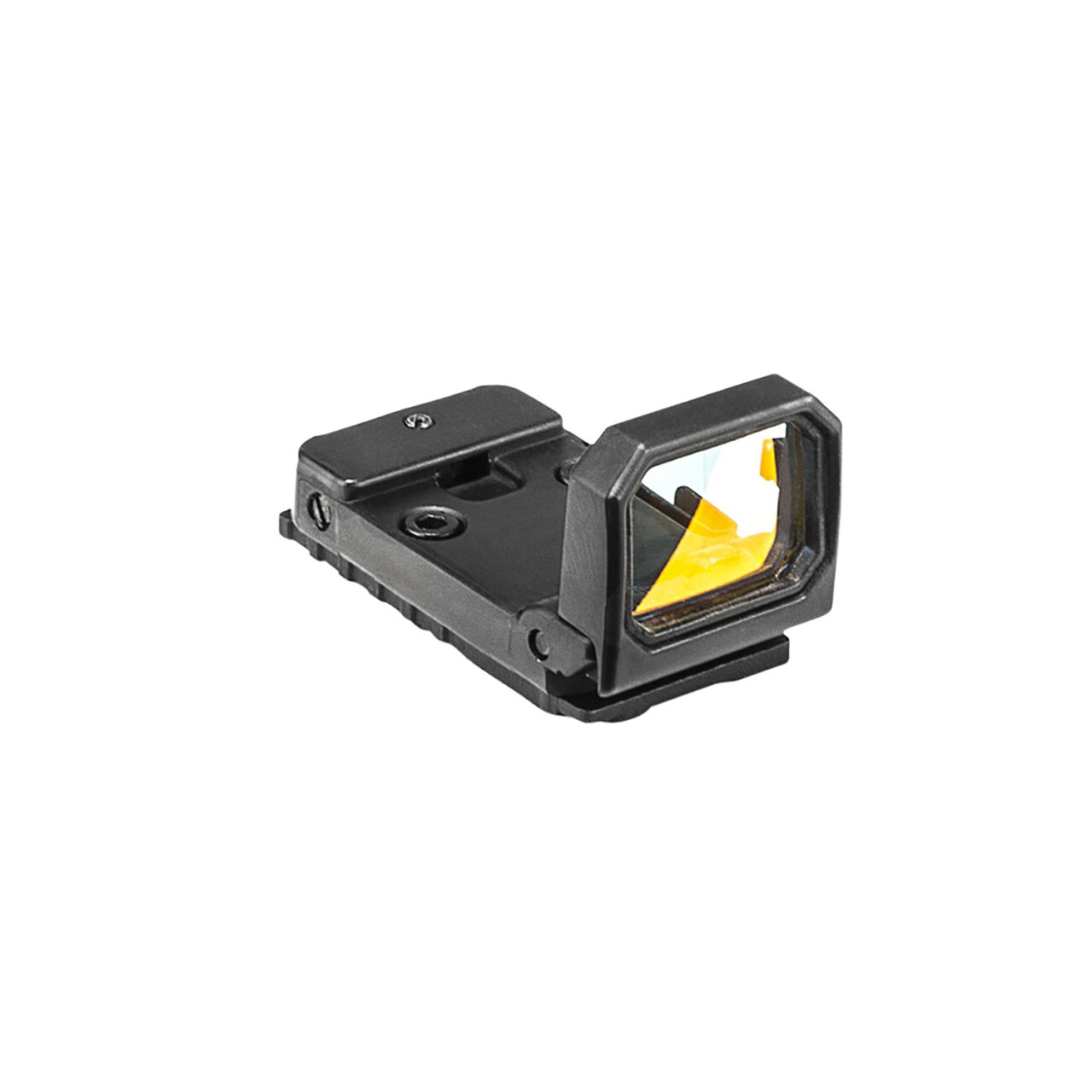 NcStar VDFLIPGLOM2 VISM FlipDot M2 Black Anodized 1x 22x16mm 3 MOA Illuminated Red Dot Reticle Compatible w/Glock MOS