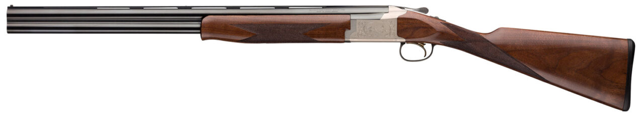 Browning 0180764005 Citori 725 Feather Superlight 12 Gauge 26" Barrel 2.75" 2rd, Blued Barrels, Silver Nitride Finished Engraved Receiver, Black Walnut Straight Grip Stock, Schnabel Forearm - Image 2