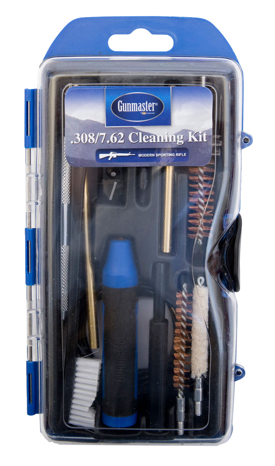 DAC GM308AR GunMaster Cleaning Kit 308 Win Rifles/17 Pieces Black/Blue