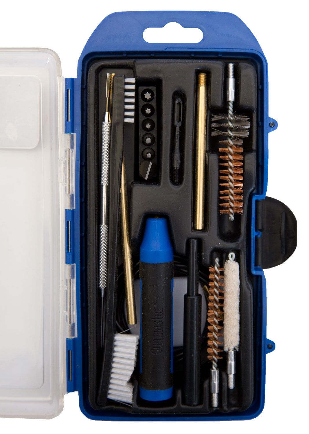 DAC GM308AR GunMaster Cleaning Kit 308 Win Rifles/17 Pieces Black/Blue - Image 2
