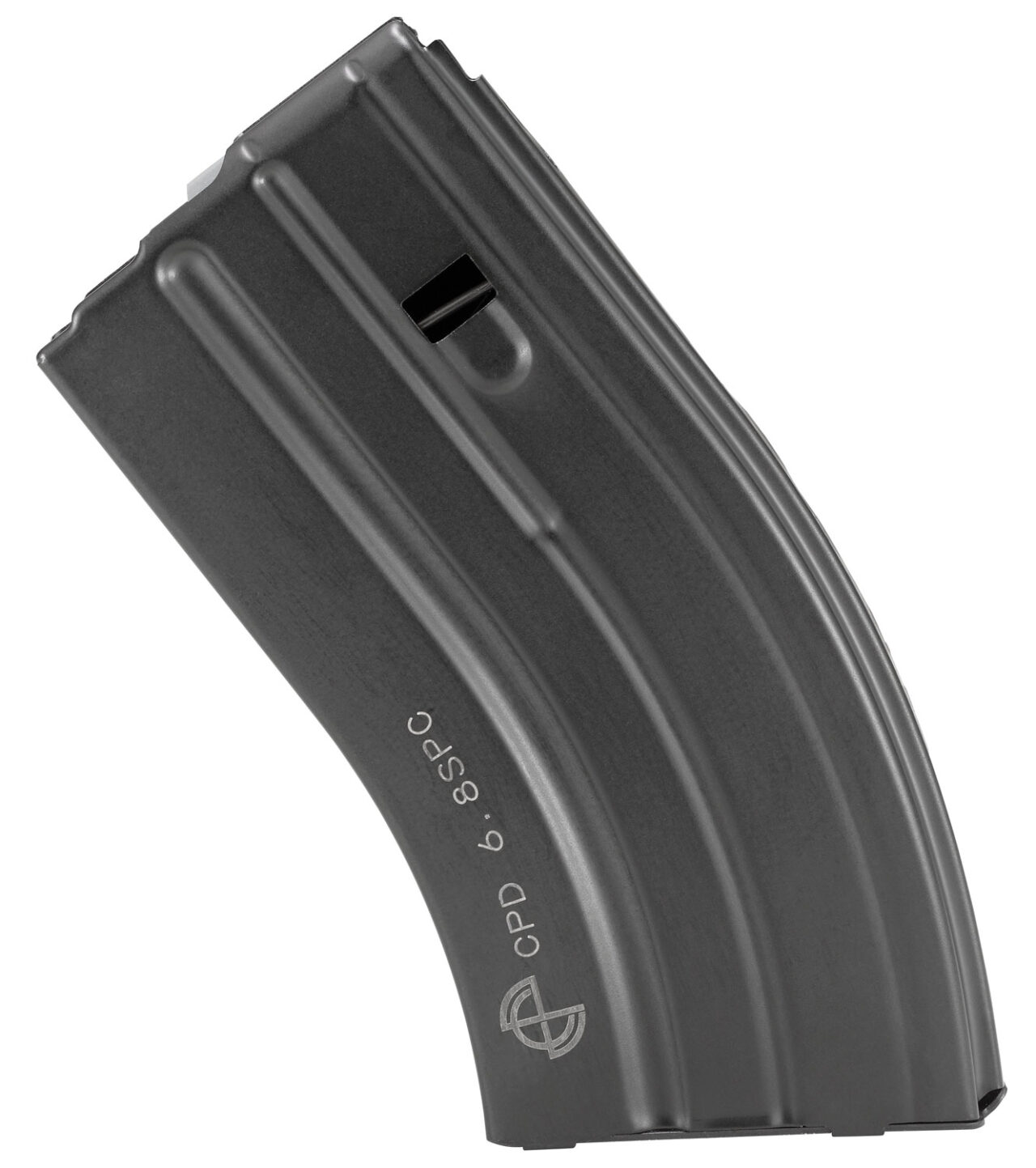 DuraMag 2068041207CPD SS Replacement Magazine Black with Gray Follower Detachable 20rd 22 Nosler, 6.8 SPC for AR-15