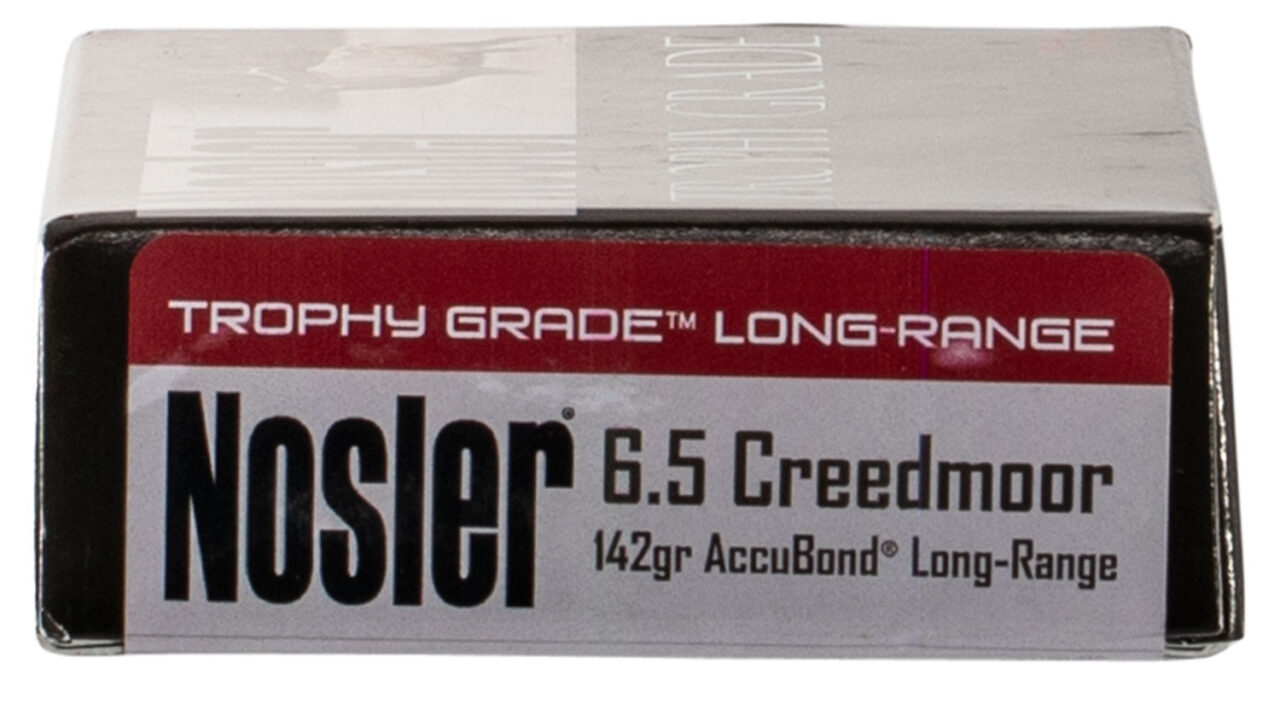 Nosler 60105 Trophy Grade Long-Range 6.5 Creedmoor 142 gr Nosler Spitzer AccuBond-Long Range (SABLR) 20 Per Box/ 10 Cs - Image 3