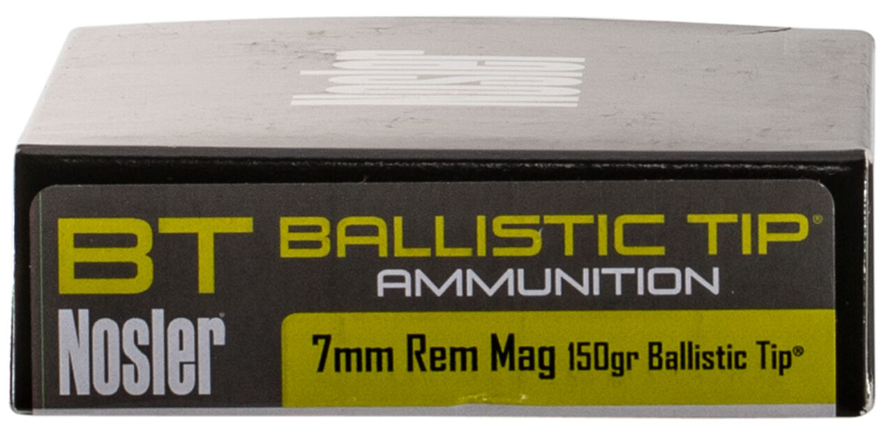 Nosler 40045 Ballistic Tip 7mm Rem Mag 150 gr Spitzer Ballistic Tip (SBT) 20 Per Box/ 10 Cs - Image 3