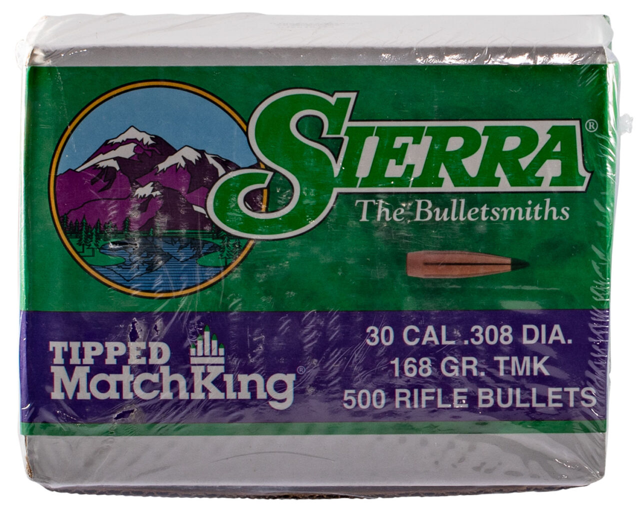 Sierra 7768C Tipped MatchKing 30 Cal .308 168 gr Tipped MatchKing 500 Per Box