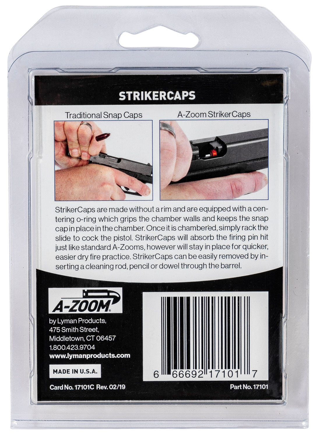 A-Zoom 17101 StrikerCap Pistol 380 ACP Aluminum 2 Pack - Image 3