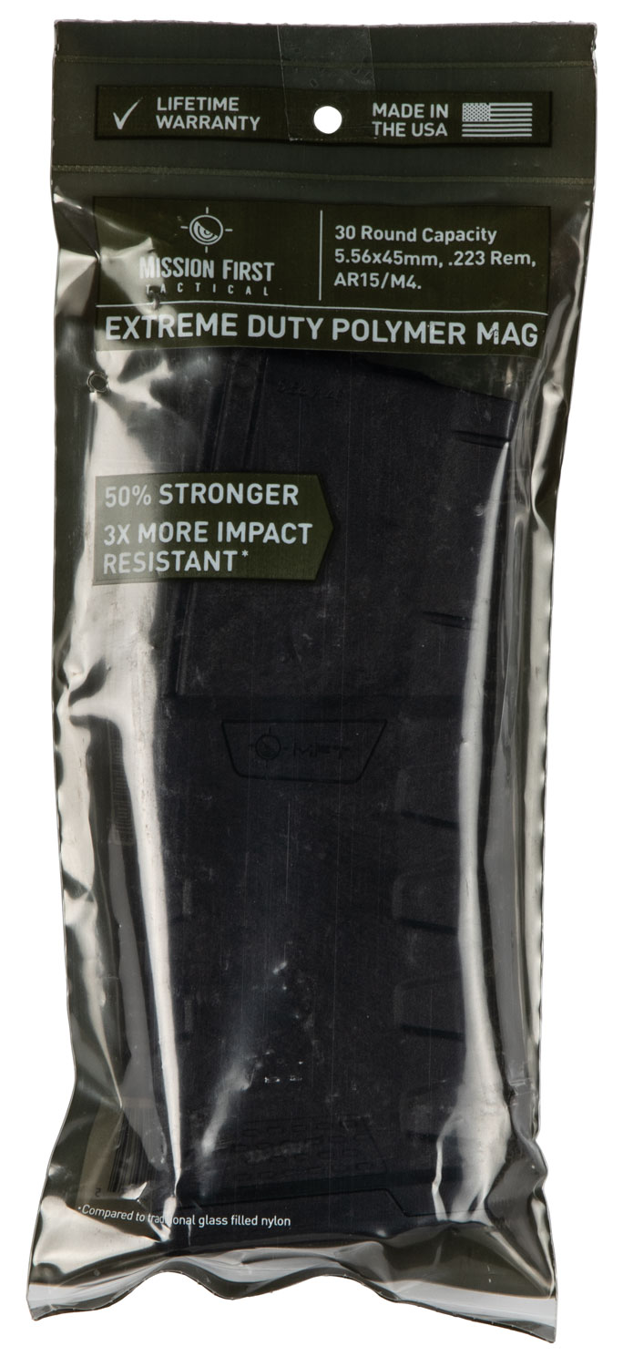 Mission First Tactical EXDPM556 Extreme Duty Black Detachable 30rd 223 Rem /5.56x45mm NATO for AR-15 for M4