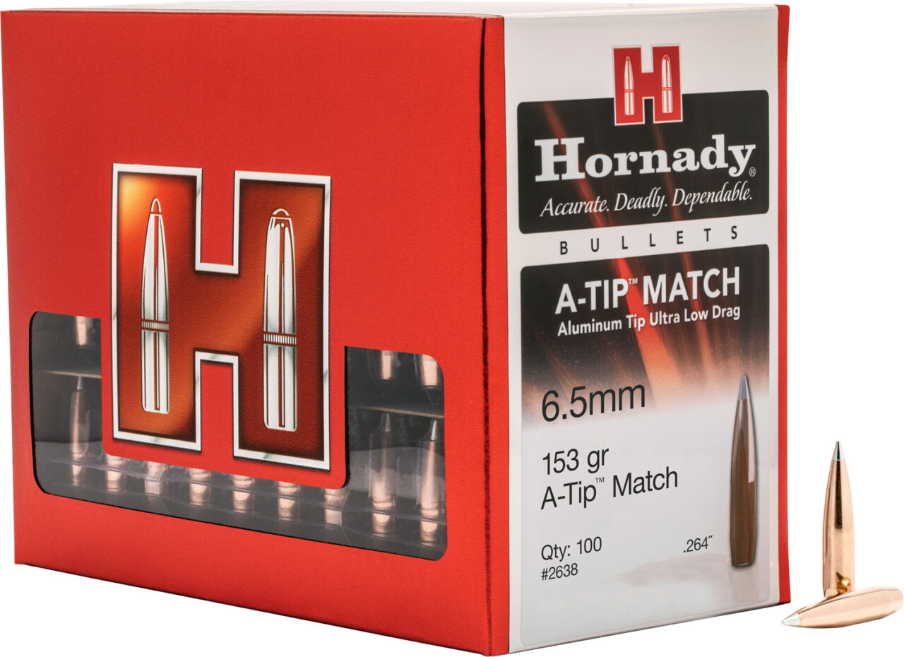 Hornady 2638 A-Tip Match 6.5 Creedmoor .264 153 gr A-Tip Match - Image 2