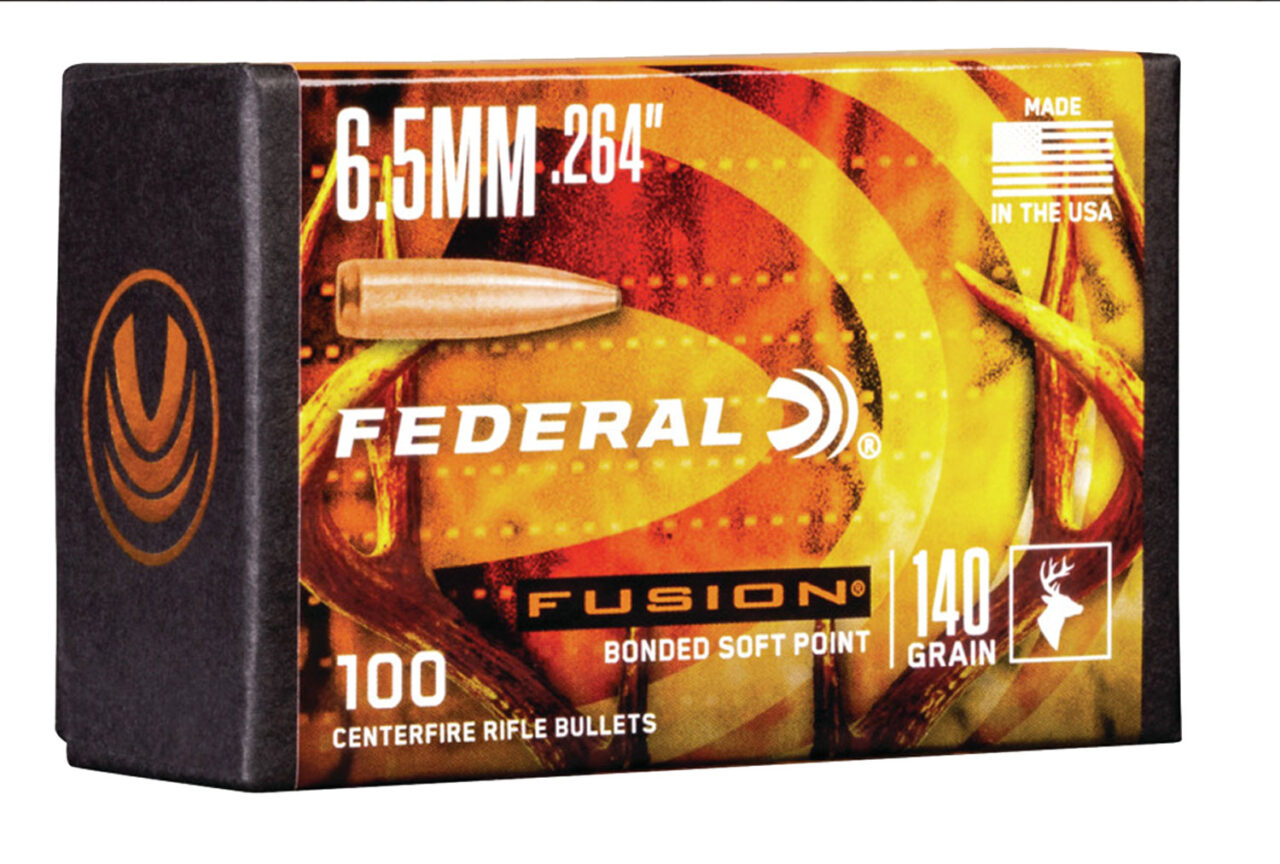 Federal FB264F2 Fusion Component 6.5 Creedmoor .264 140 gr Fusion Soft Point