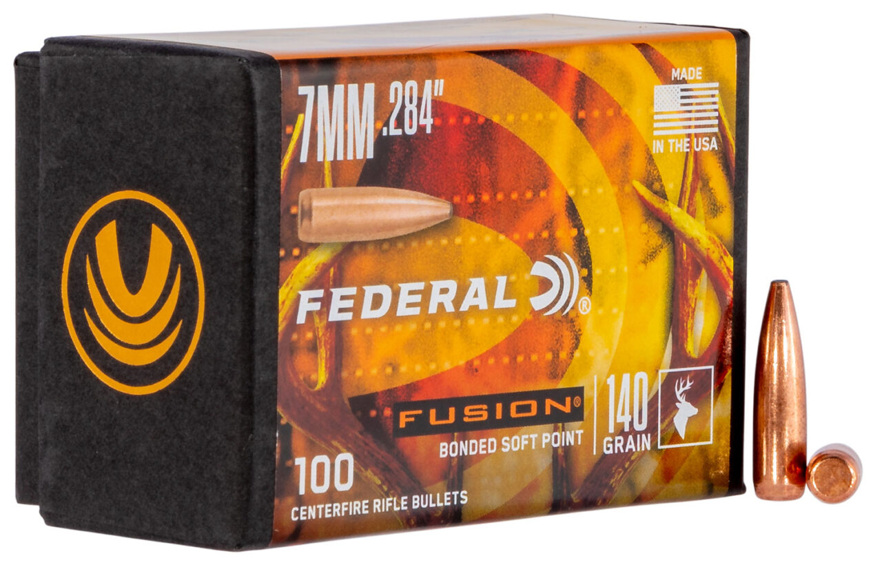 Federal FB284F1 Fusion Component 7mm .284 140 gr Fusion Soft Point