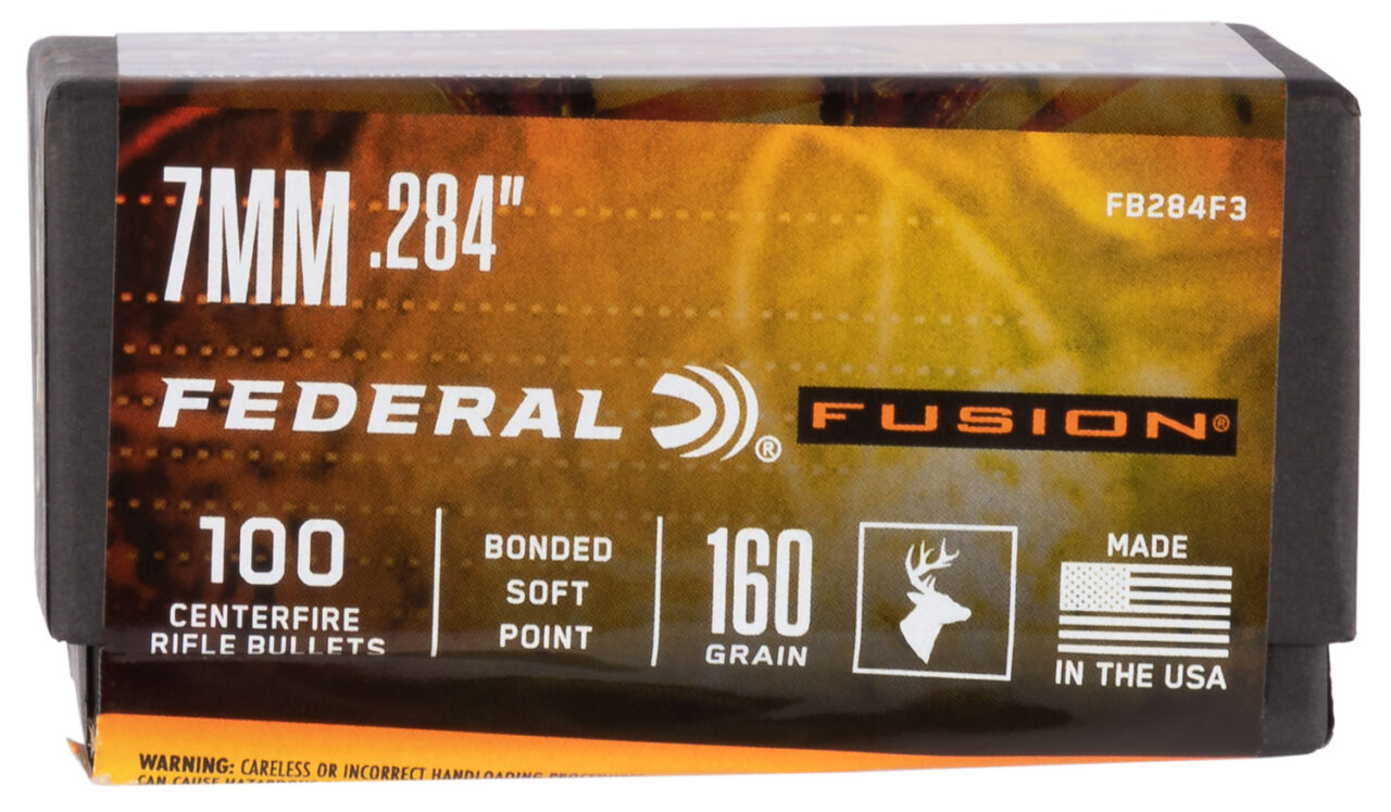 Federal FB284F3 Fusion Component 7mm .284 160 gr Fusion Soft Point - Image 2