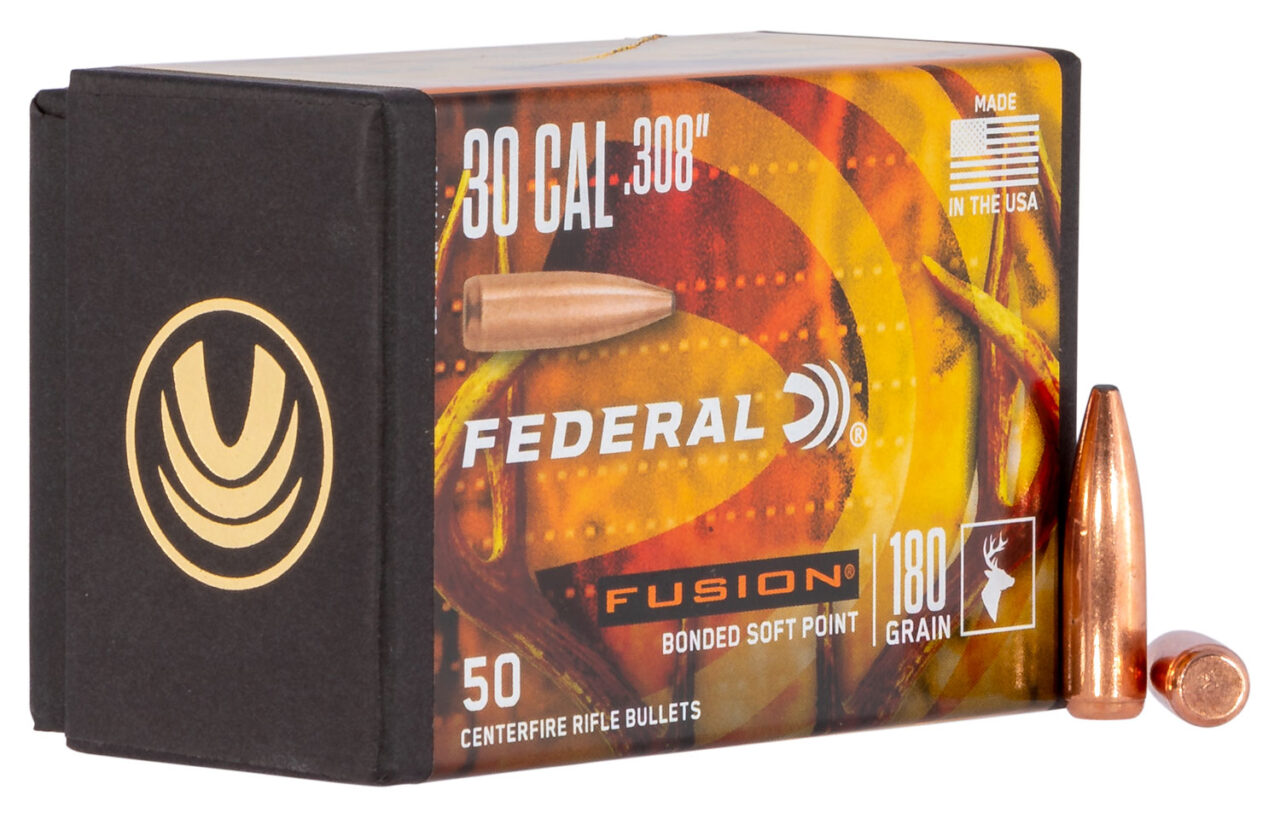 Federal FB308F4 Fusion Component 30 Cal .308 180 gr Fusion Soft Point
