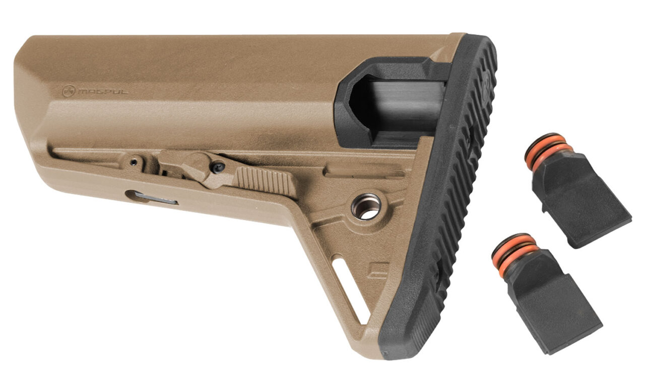 Magpul MAG653-FDE MOE SL-S Carbine Stock Flat Dark Earth Synthetic for AR-15, M16, M4 with Mil-Spec Tube (Tube Not Included) - Image 2