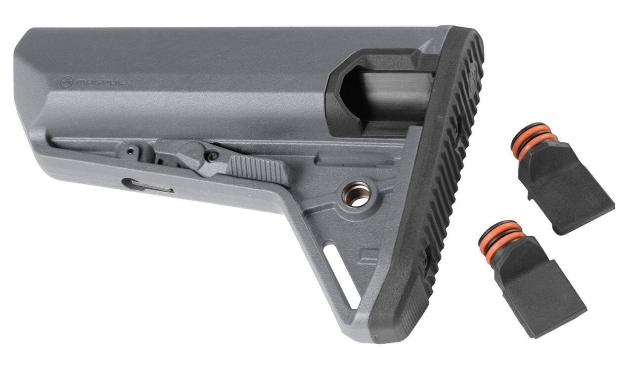 Magpul MAG653-GRY MOE SL-S Carbine Stock Stealth Gray Synthetic for AR-15, M16, M4 with Mil-Spec Tube (Tube Not Included) - Image 2