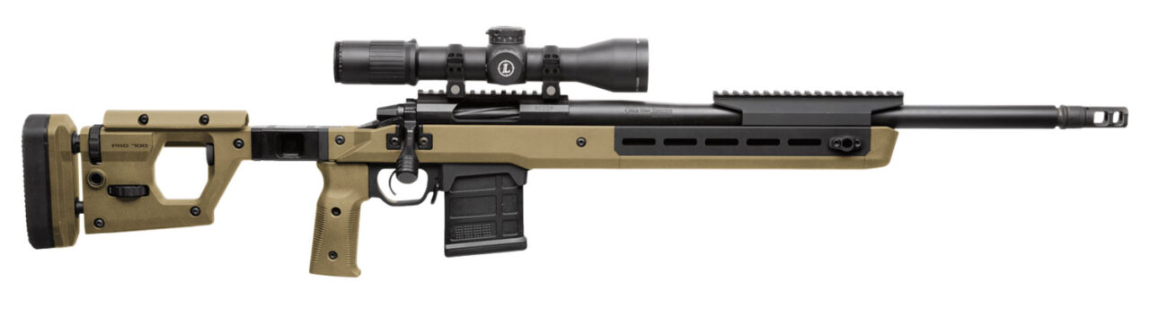 Magpul MAG997-FDE Pro 700 Stock Fixed w/Aluminum Bedding Flat Dark Earth Synthetic for Remington 700 SA - Image 3