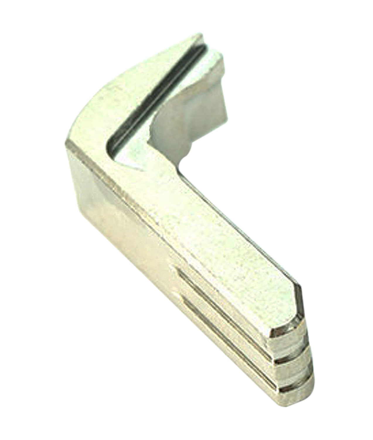 Cross Armory CRGMCSV Mag Catch Extended Glock Gen1-3/P80 Silver Anodized Aluminum - Image 2