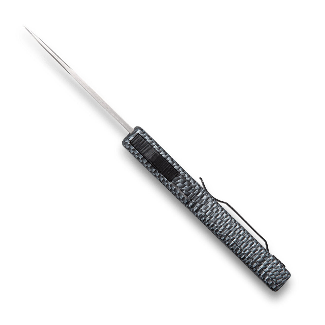 CobraTec Knives CFCTLWDNS Lightweight 3.25" OTF Drop Point Plain D2 Steel Blade/Carbon Fiber Aluminum Handle Includes Pocket Clip - Image 3