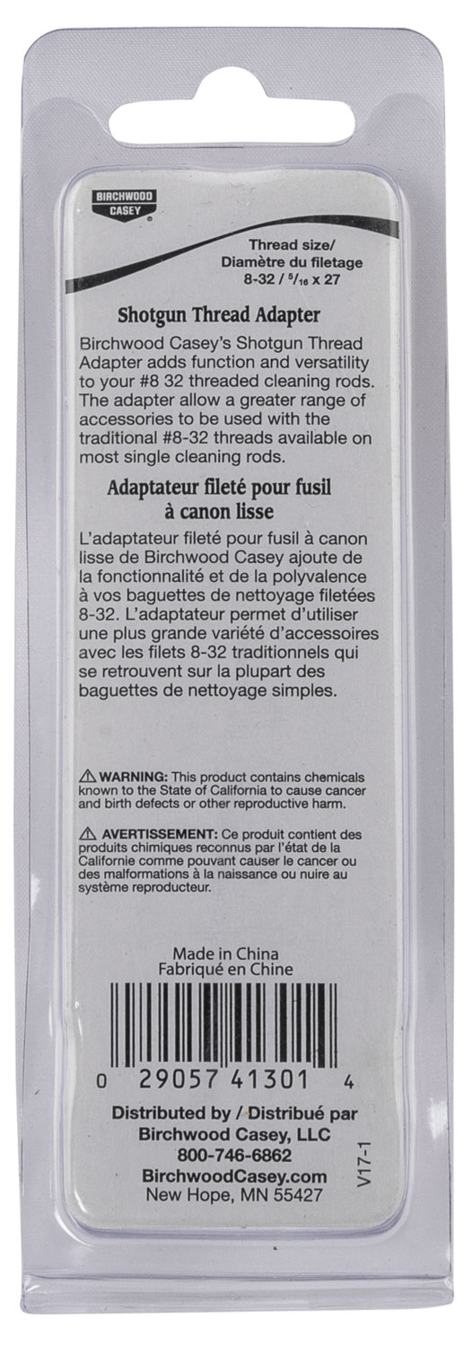Birchwood Casey 41301 Shotguns Brass Thread Adapter 8/32- 5/16-27 - Image 3