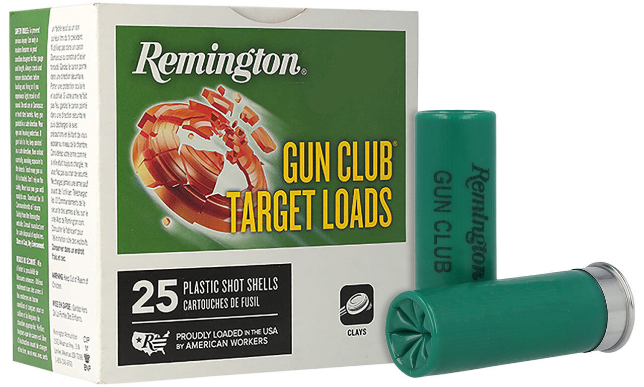 Remington Ammunition 20081 Gun Club 12 Gauge 2.75" 1 oz 8 Shot 25 Per Box/ 10 Cs