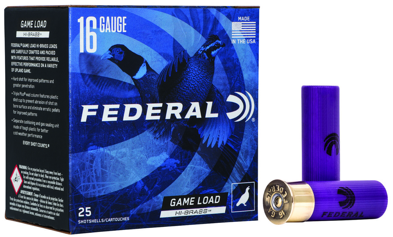 Federal 16 Gauge Brass – 25rd
