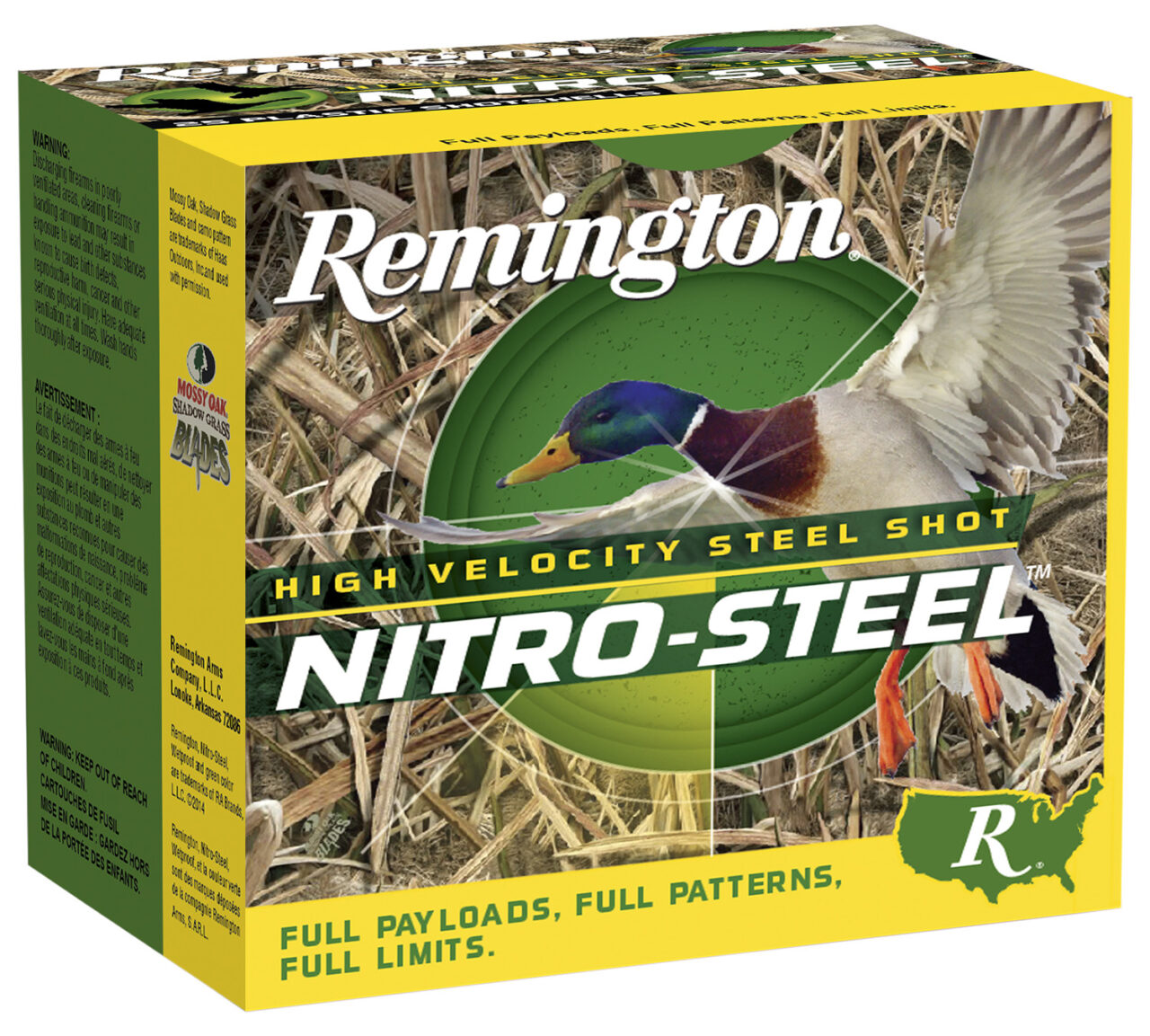 Remington Ammunition 20794 Nitro-Steel High Velocity 12 Gauge 3" 1 1/4 oz BB Shot 25 Per Box/ 10 Cs