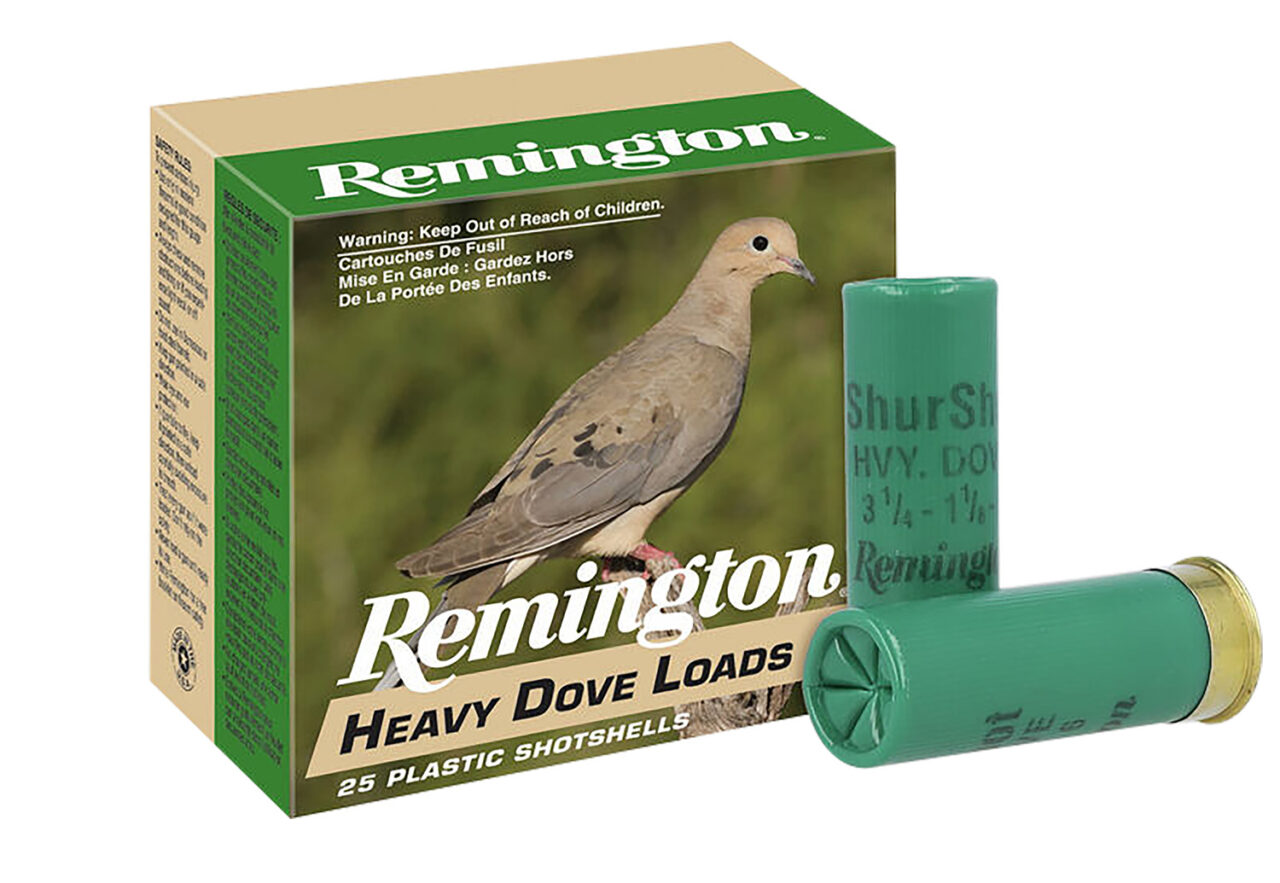 Remington Ammunition 28757 Heavy Dove Loads 12 Gauge 2.75" 1 1/8 oz 8 Shot 25 Per Box/ 10 Cs