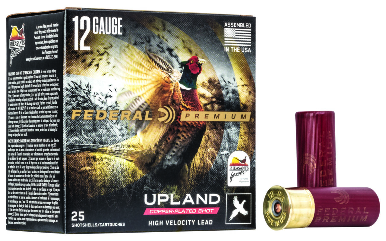 Federal PF1546 Premium Wing-Shok Pheasant Forever High Velocity 12 Gauge 2.75" 1 1/4 oz 6 Shot 25 Per Box/ 10 Cs