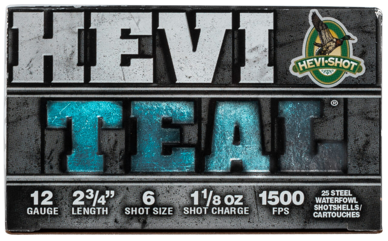 HEVI-Shot HS61226 HEVI-Teal 12 Gauge 2.75" 1 1/8 oz 6 Shot 25 Per Box/ 10 Cs - Image 2