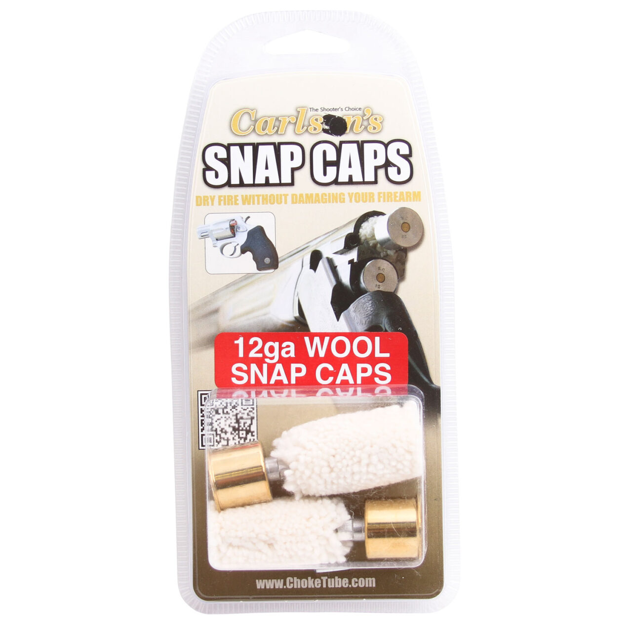 Carlson's Choke Tubes 00108 Snap Cap 12 Gauge Wool/Brass Base 2 Pack - Image 2