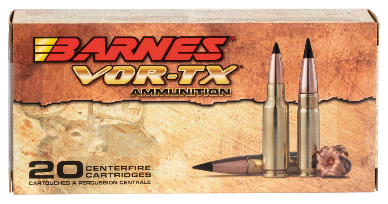 Barnes Bullets 30829 VOR-TX Rifles 6.5 Grendel 115 gr, Tipped TSX Boat-Tail, 20 Per Box/ 10 Cs