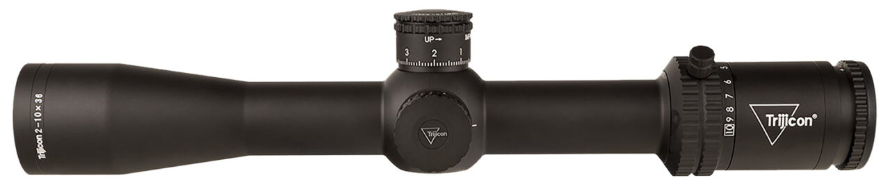 Trijicon 2900038 Credo Matte Black 2-10x36mm 30mm Tube LED Illuminated Red MRAD Precision Tree Reticle