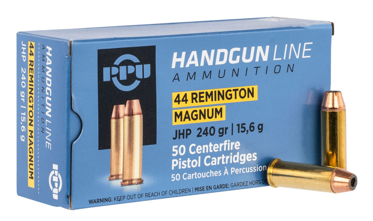 PPU PPH44MH pistols 44 Rem Mag 240 gr Jacketed Hollow Point (JHP) 50 Per Box/ 10 Cs - Image 2