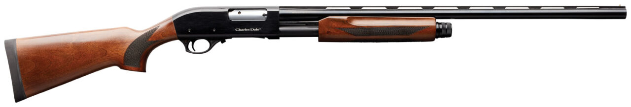 Charles Daly 930200 301 20 Gauge 4+1 3" 26" Vent Rib Blued Barrel, Black Anodized Aluminum Receiver, Checkered Gloss Wood Stock & Forend, Auto Ejection, Includes 3 Choke Tubes