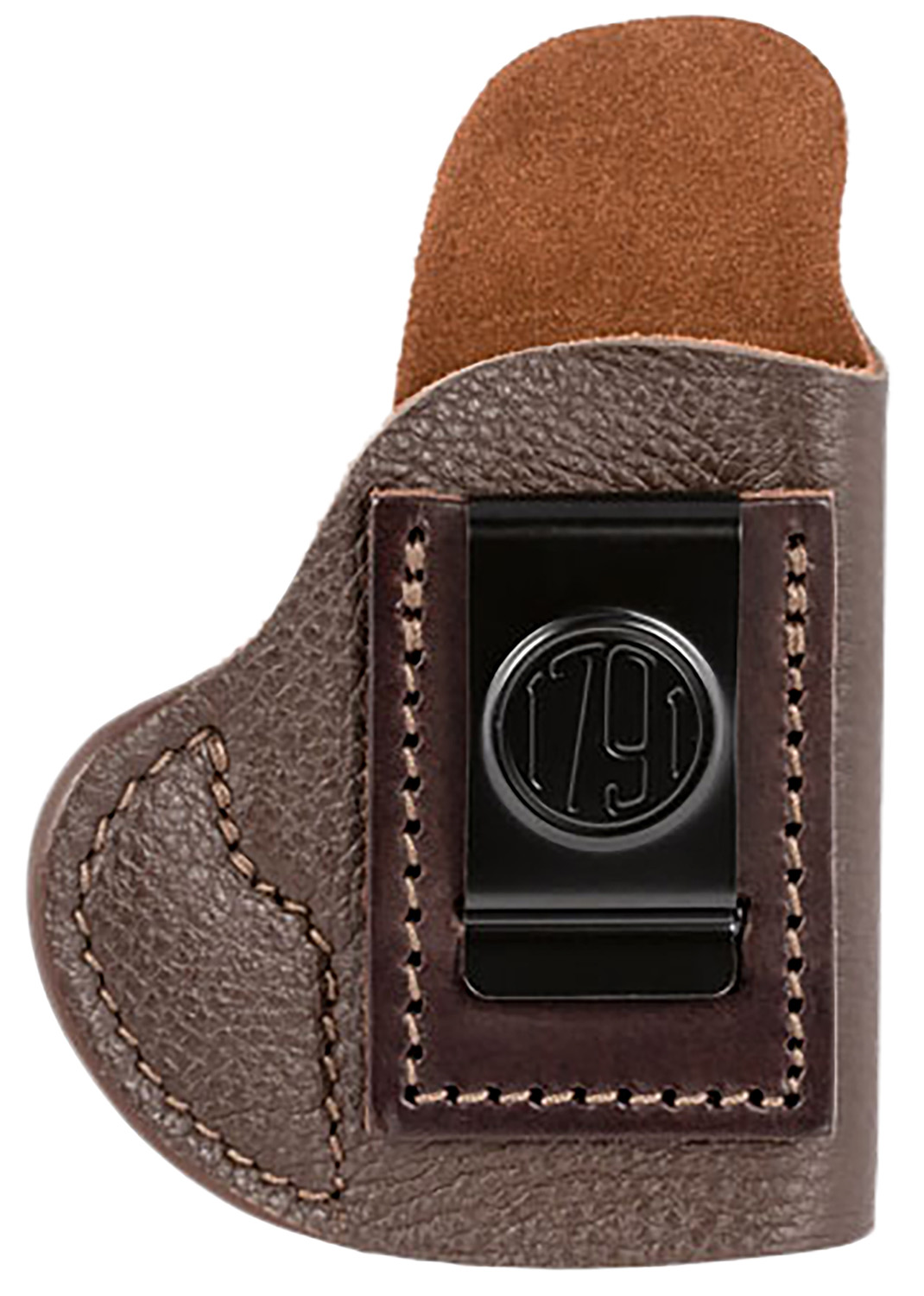 1791 Gunleather FCD0BRWR Fair Chase IWB Size 0 Classic Brown Deer Hide Belt Clip Fits Beretta Tomcat 32/Sig P938/Kahr CW Right Hand - Image 2