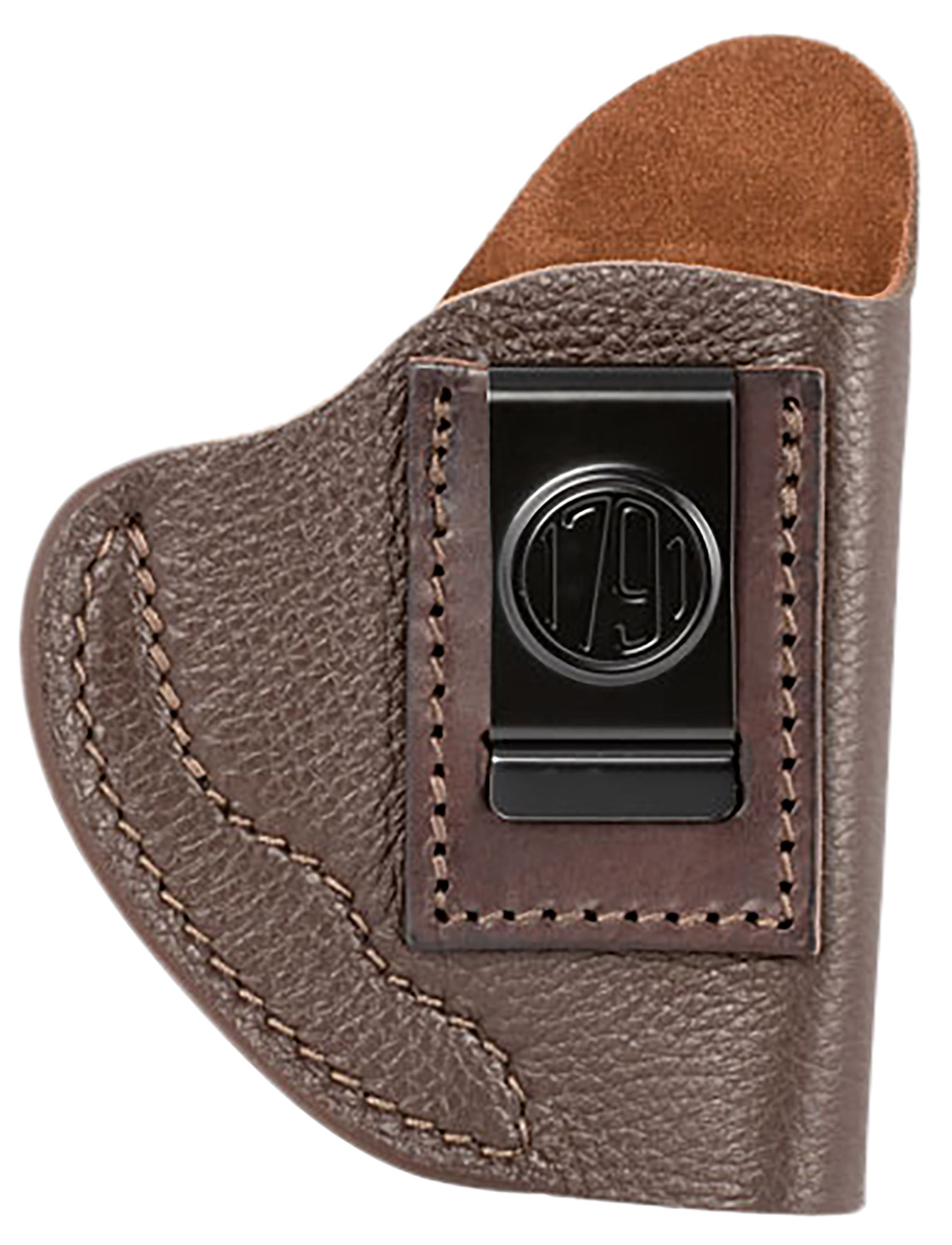 1791 Gunleather FCD2BRWR Fair Chase IWB Size 02 Classic Brown Deer Hide Belt Clip Fits S&W J Frame/Ruger LCR Right Hand - Image 2