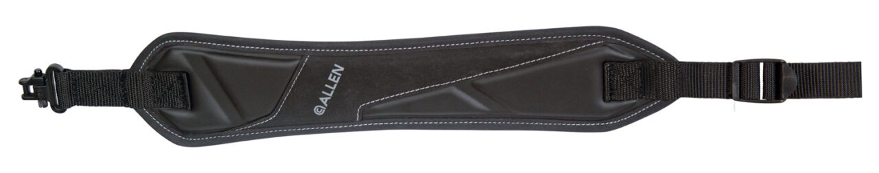 Allen 8284 Glenwood Lightweight Black Nylon Webbing with Foam Padding, 15"-38" OAL, Adjustable Design, Swivels for Rifles/Shotguns