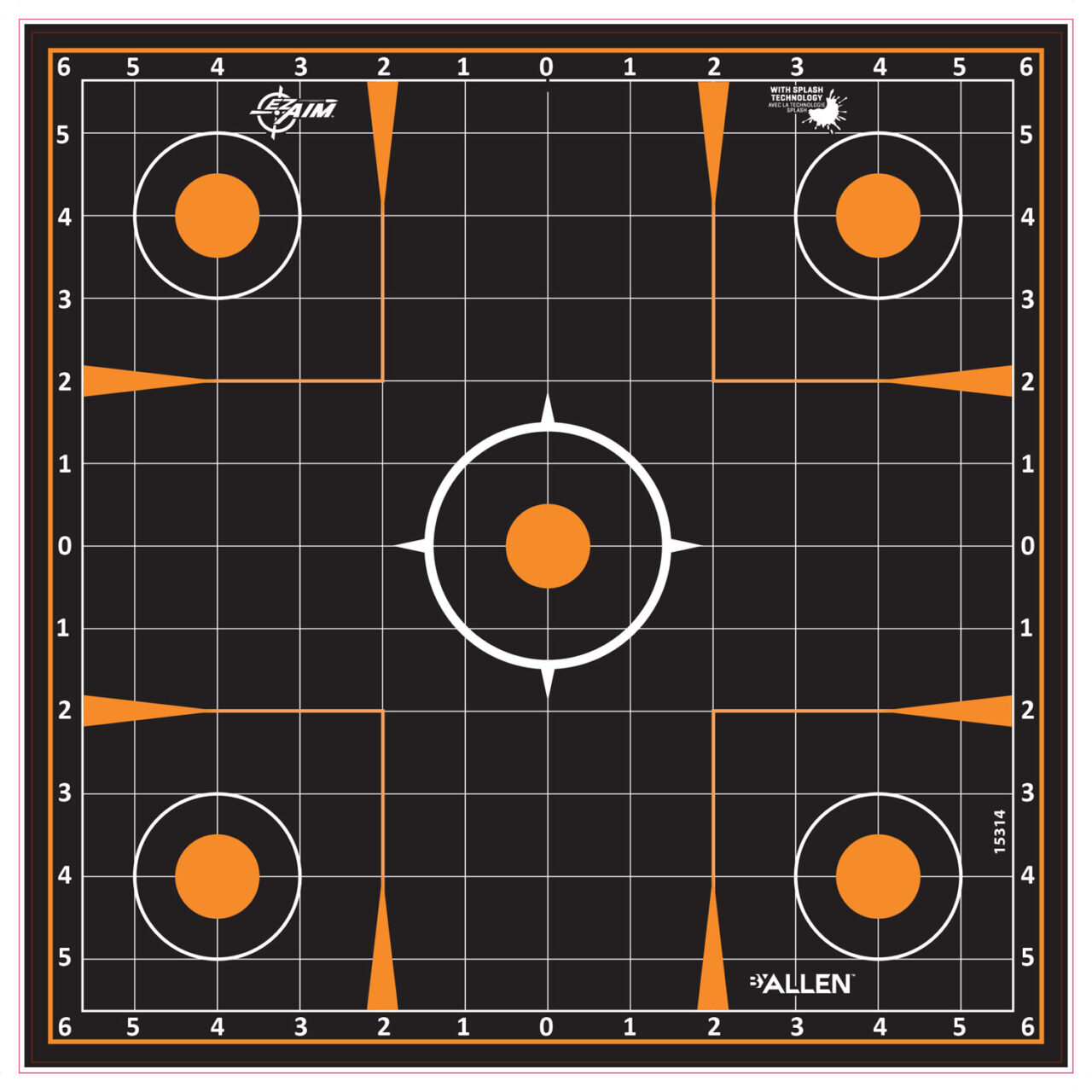 EZ-Aim 15314 Splash Reactive Sight -In - Grid Adhesive 5 Pack - Image 3