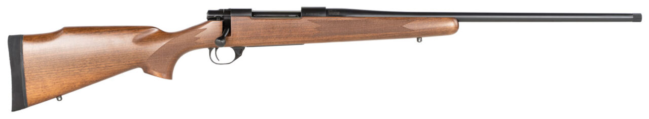 Howa HWH270T M1500 Standard Hunter 270 Win 5+1 22" Threaded Barrel, Black Metal Finish, Walnut Stock