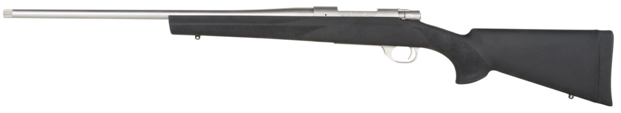Howa HGR72512 M1500 Hogue 6.5 Creedmoor Caliber with 5+1 Capacity, 22" Threaded Barrel, Stainless Steel Metal Finish & Black Fixed Hogue Pillar-Bedded Overmolded Stock, Right Hand (Full Size) - Image 2